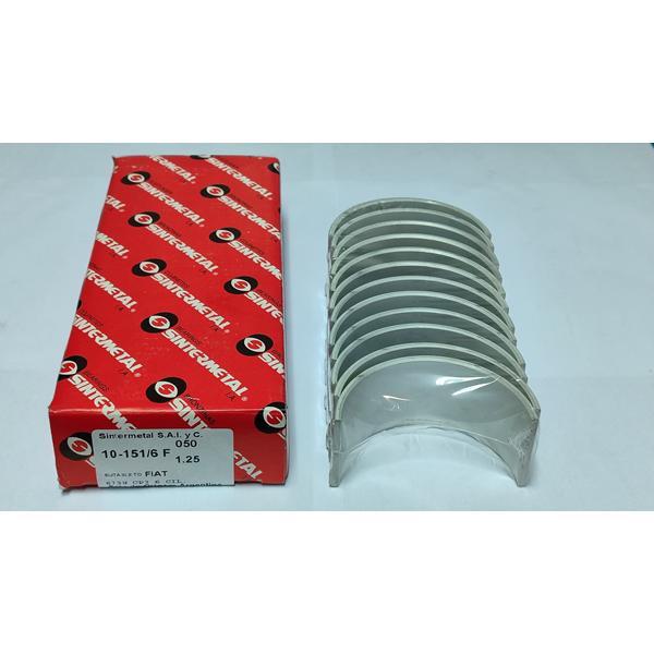 JUEGO DE METAL  DE BIELA DE MOTOR  FIAT 673 1.25mm.