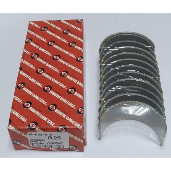 JUEGO DE METAL  DE BIELA DE MOTOR  CUMMINS 6CT-CTA 0.10