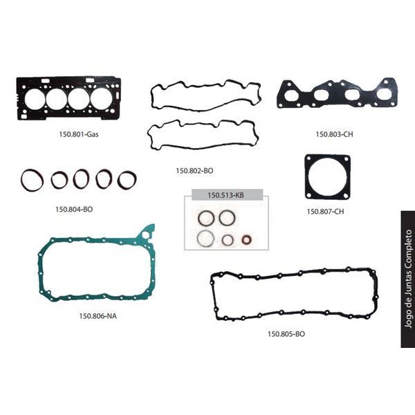 JUEGO DE EMPAQUETADURA DE MOTOR  PEUGEOT 206/307/405 1.800cc. EN