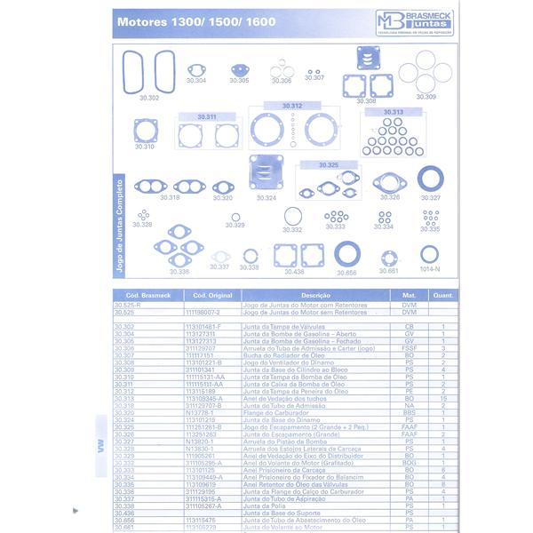 JUEGO DE EMPAQUETADURA DE MOTOR  VOLKSWAGEN KOMBI COMPLETO CON R