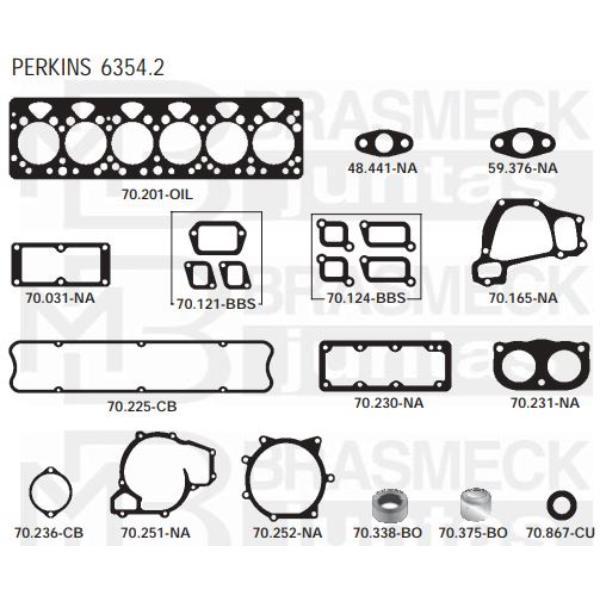JUEGO DESCARBONIZADO .VALVULA DE MOTOR PERKINS 6354