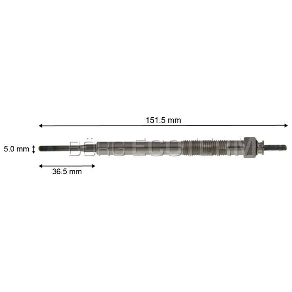 BUJIA INCANDESCENTE PRE-POSTCALENTAMIENTO    ISUZU 4JJ1