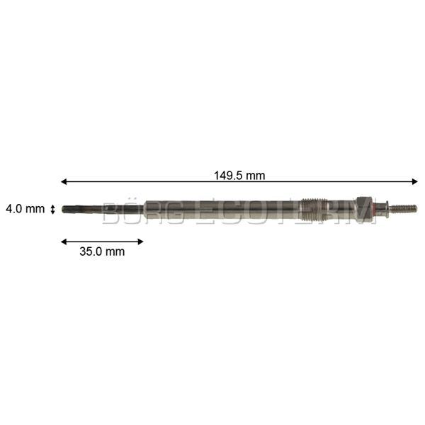 BUJIA INCANDESCENTE PRE-POSTCALENTAMIENTO   .FORD PUMA 2.2 3.2