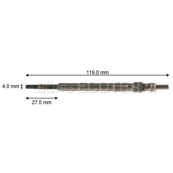  BUJIA PRECALENTAMIENTO INCANDESCENTE FIAT DOBLO 1.3 16V.CHEVROL