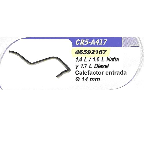 MANGUERA CALEFACTOR ENTRADA 14MM. FIAT