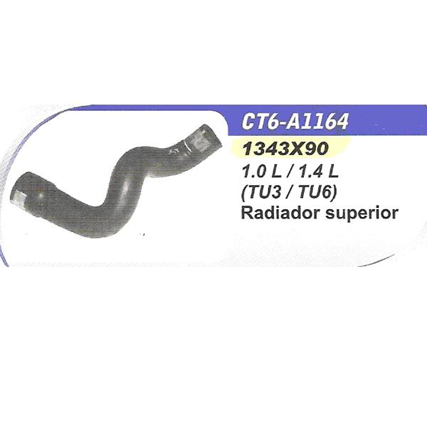 MANGUERA RADIADOR SUPERIOR PEUGEOT 205 TU3