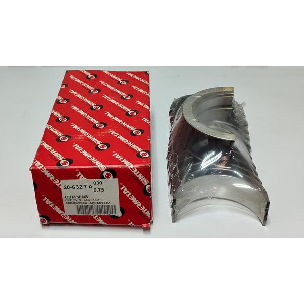 JUEGO DE METAL BANCADA CUMMINS 6BT 0.75mm.