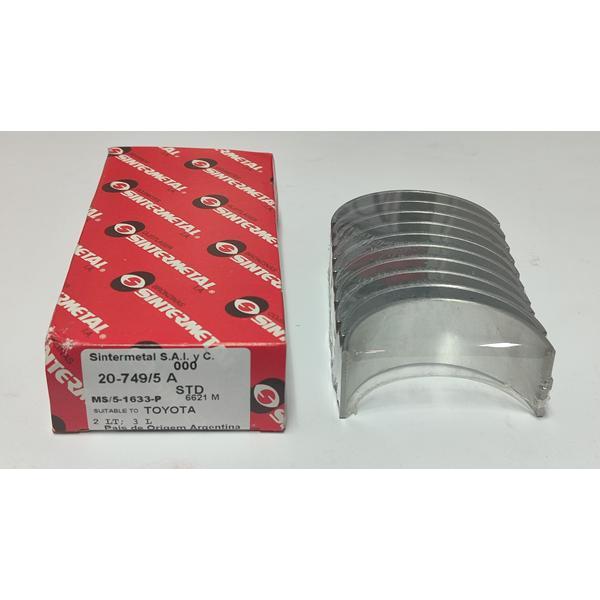 JUEGO DE METAL DE BANCADA  TOYOTA 2L/3L 0.25mm.