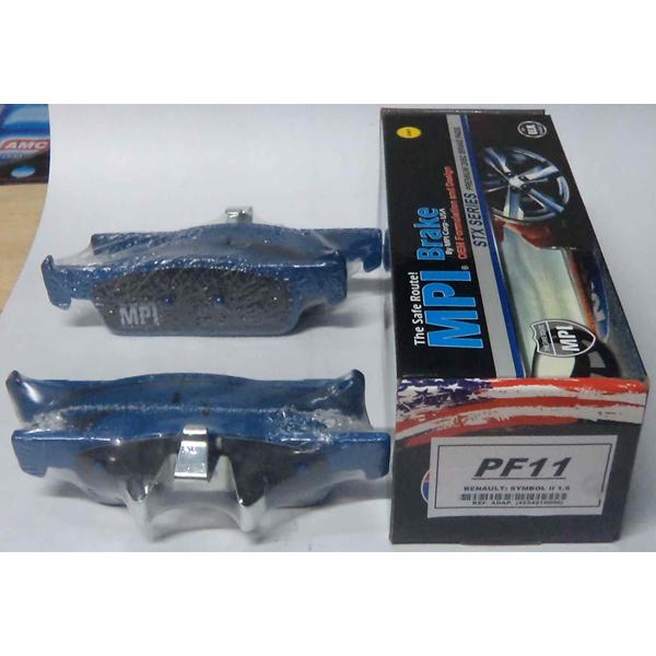 JUEGO PASTILLAS FRENO SEMIMETALICAS  RENAULT +ACo-SYMBOL II 1.6 