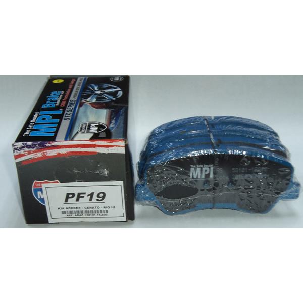 JUEGO PASTILLAS FRENO SEMIMETALICAS ACCENT RB KIA CERATO  2013--