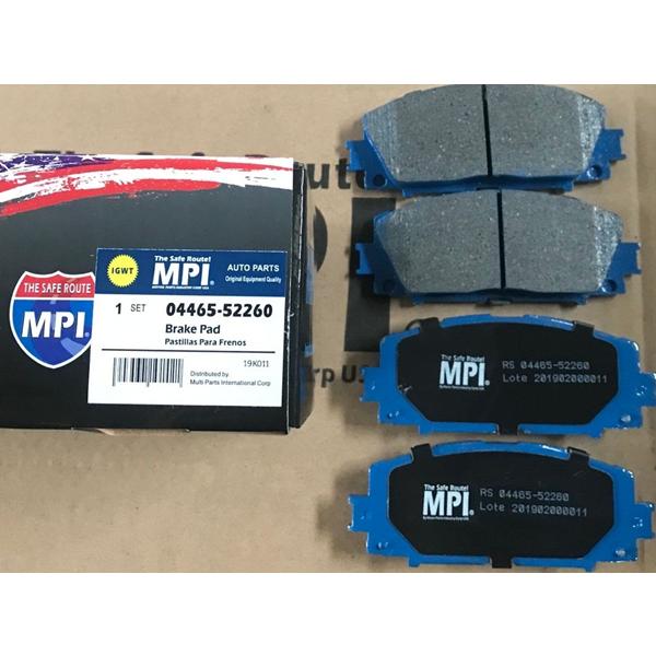 JUEGO PASTILLAS FRENO SEMIMETALICAS TOYOTAYARIS 1.500cc. 1300cc.